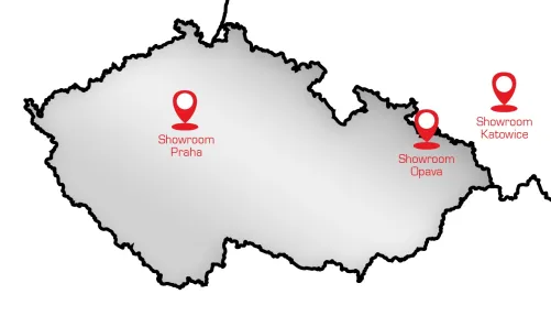 FANTECH Europe – mapa showroomów