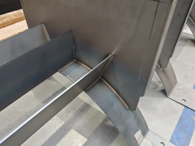 Kehlnähte an Edelstahlteilen