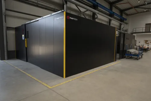 Laser Workstation in the Production Hall