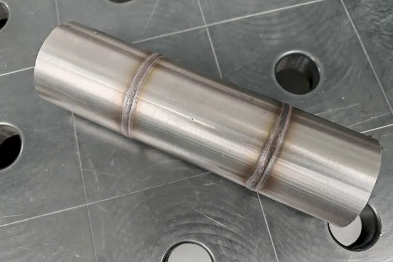 Butt welding of a stainless steel tube